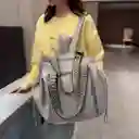 Pañalera Gris Multifuncional De Viaje Bolso-morral, Desplegable Como Cuna, De Gran Capacidad, Múltiples Compartimientos, Hecha En Material De Calidad Impermeable