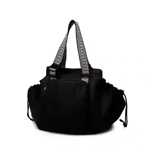 Pañalera Negra Multifuncional De Viaje Bolso-morral, Desplegable Como Cuna, De Gran Capacidad, Múltiples Compartimientos, Hecha En Material De Calidad Impermeable