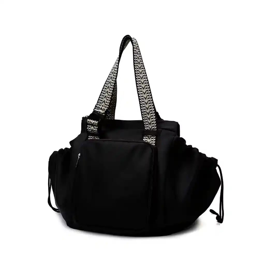 Pañalera Negra Multifuncional De Viaje Bolso-morral, Desplegable Como Cuna, De Gran Capacidad, Múltiples Compartimientos, Hecha En Material De Calidad Impermeable