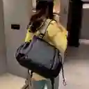 Pañalera Negra Multifuncional De Viaje Bolso-morral, Desplegable Como Cuna, De Gran Capacidad, Múltiples Compartimientos, Hecha En Material De Calidad Impermeable