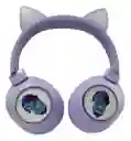 Audífonos Diadema Intensamente Con Bluetooth Led Para Niñas