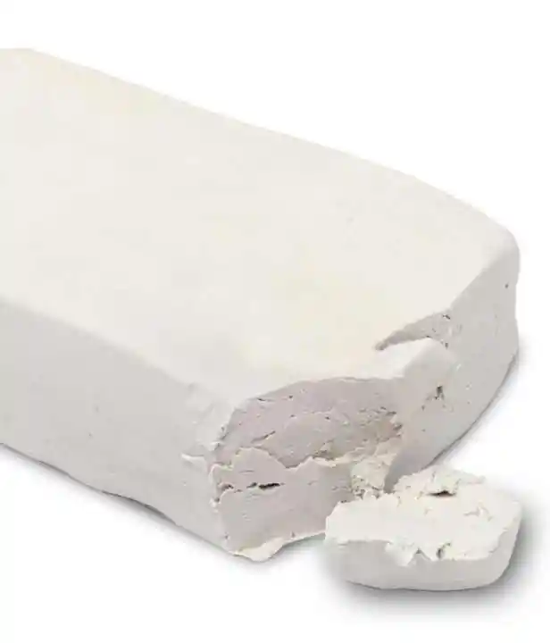 Arcilla Blanca Para Moldear Secado Al Aire 500gr Color Blanco