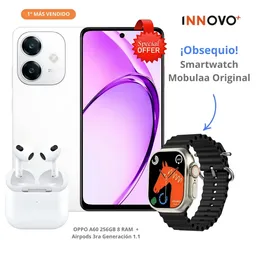 Celular Oppo A60 256gb 8gb Ram + Airpods 3ra Generación 1.1 + Obsequio