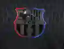 Camiseta Barcelona Visitante Negra, Versión Original Segunda Equipación Talla L (slim Fit, Ajustada)