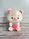 Peluche Cerdito Con Fresa 40cm