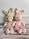 Peluche Conejita Con Vestido 30cm