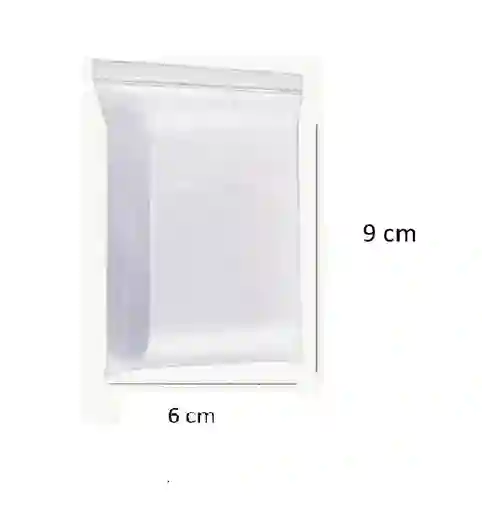 Bolsa Plastica Transparente Con Cierre 9 Cm X 6 Cm X 10 Uds