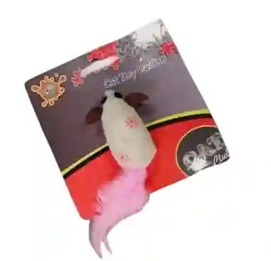 Jug Gato Catnip Deluxe Raton Flores-pluma Cm-gty-m404
