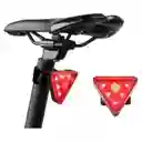 Luz Trasera Triangular Para Bicicleta Recargable