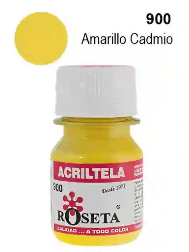 Pintura Acriltela Amarillo Cadmio