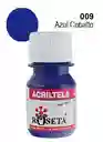 Pintura Acriltela Azul Cobalto Oscuro