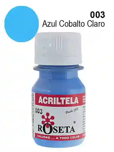 Pintura Acriltela Azul Claro