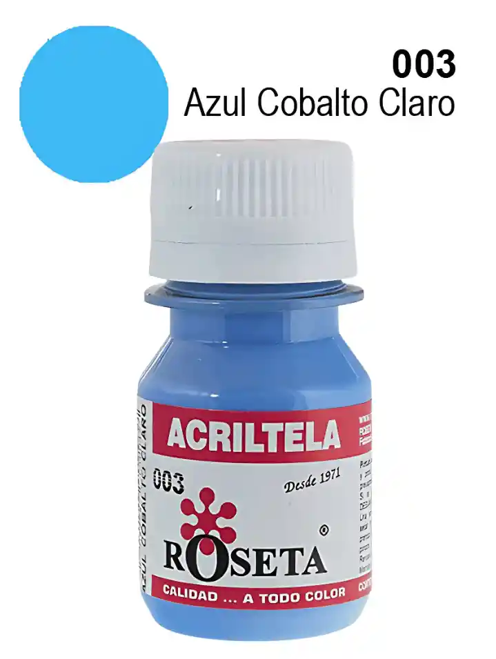 Pintura Acriltela Azul Claro