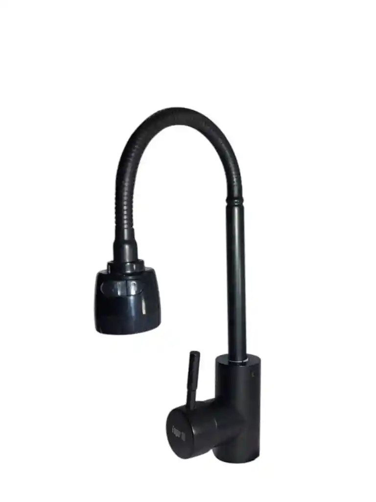 Monocontrol Lavaplatos Negra Flexible 2 Chorros