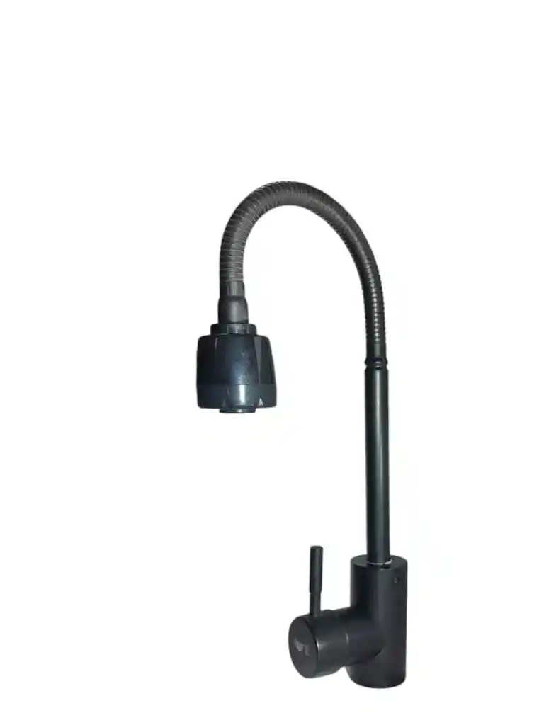 Monocontrol Lavaplatos Negra Flexible 2 Chorros