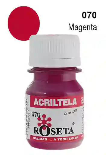 Pintura Acriltela Magenta