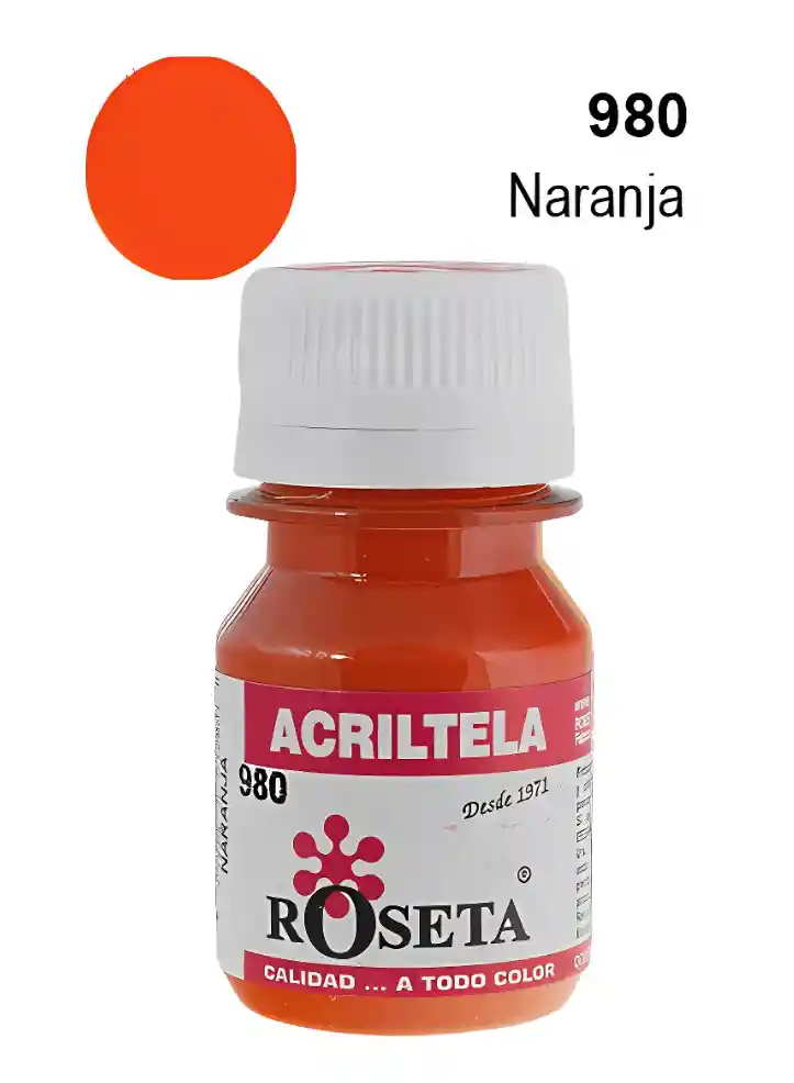 Pintura Acriltela Naranja