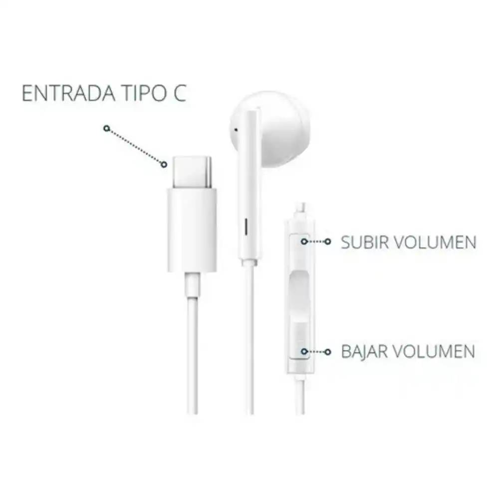 Audifonos Tipo C Manos Libre Android Iphone 15