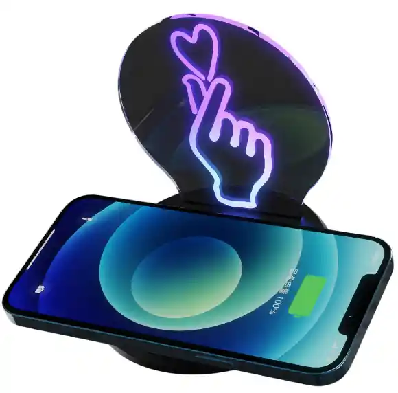 Luz Inalambrica Mano Corazón 3d Con Cargador