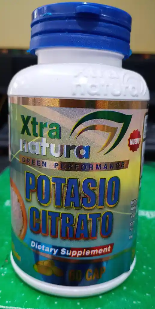 Citrato De Potasio 60 Cap