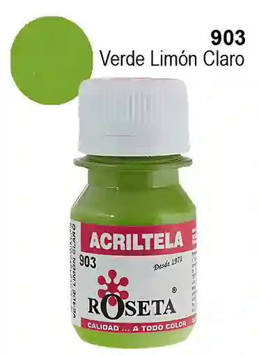 Pintura Acriltela Verde Claro Limon