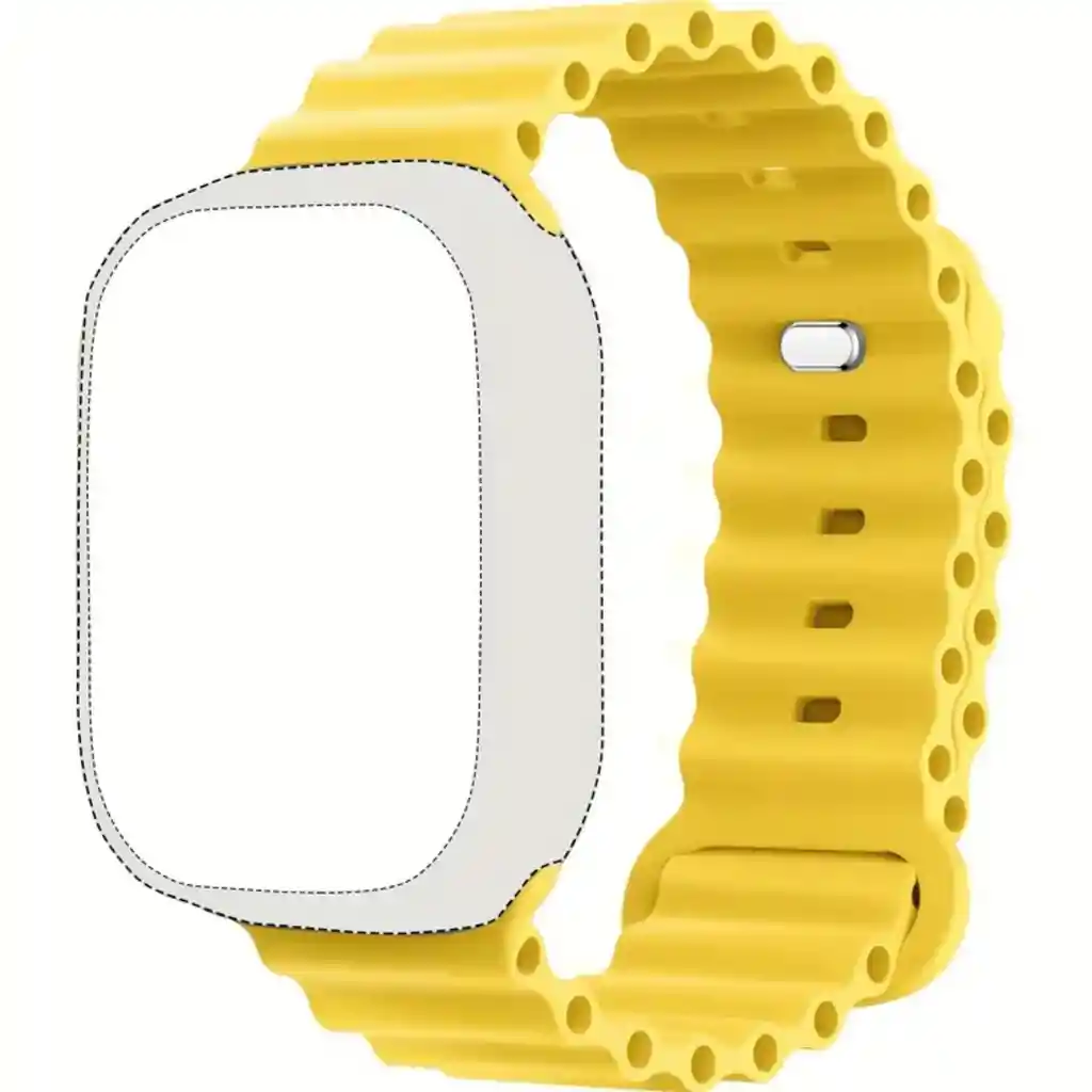 Pulso Apple Watch Amarillo Ocean Band 42/44/45/49 Mm