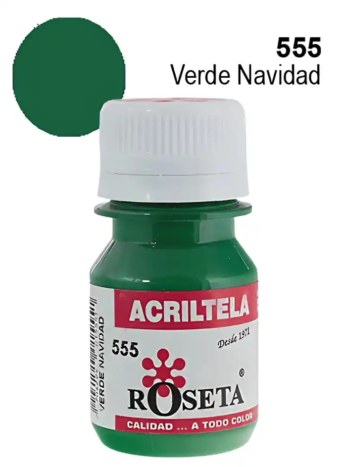 Pintura Acriltela Verde Navidad