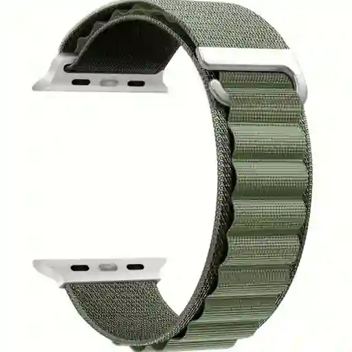 Pulso Apple Watch Verde Militar Alpine Loop 42/44/45/49 Mm