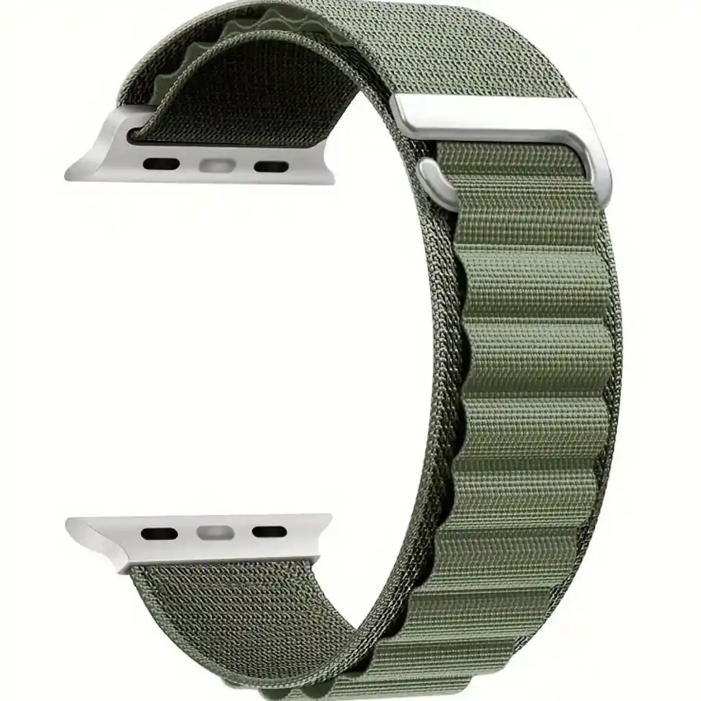 Pulso Apple Watch Verde Militar Alpine Loop 42/44/45/49 Mm