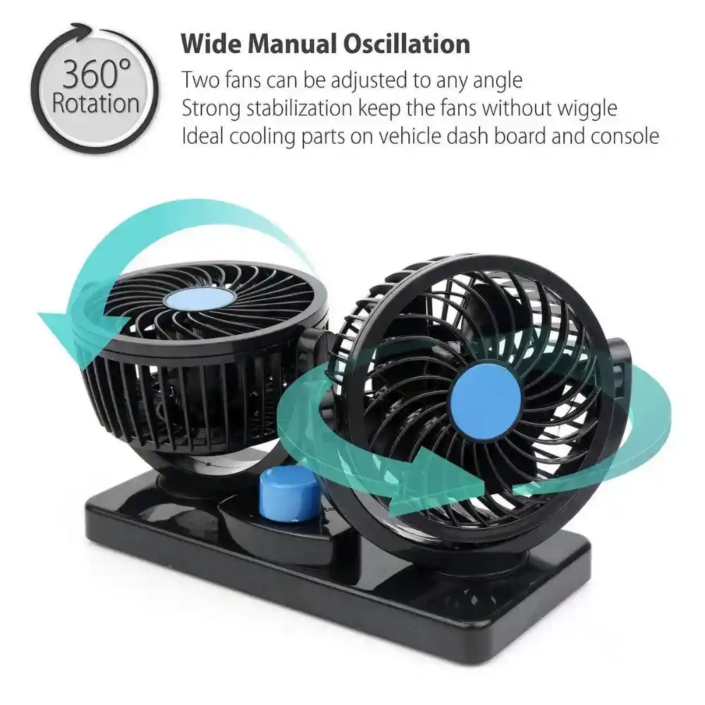 Ventilador Portatil Para Carro Mars-304