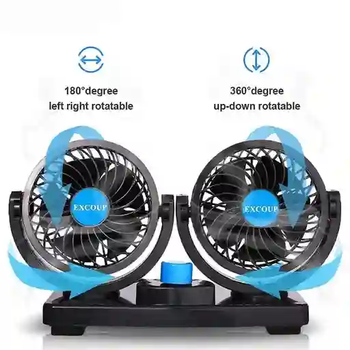 Ventilador Portatil Para Carro Mars-304