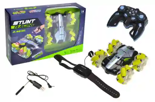 Carro Acrobacias 360° Con Sensor De Manilla Y Control Remoto