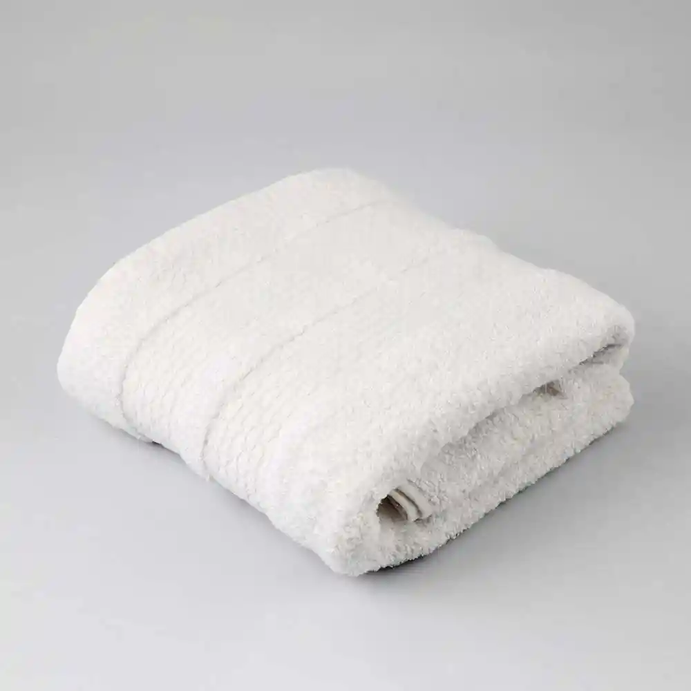 Toalla Cannon Cuerpo Ines 70x140cm Blanco 500 Gr Algodon