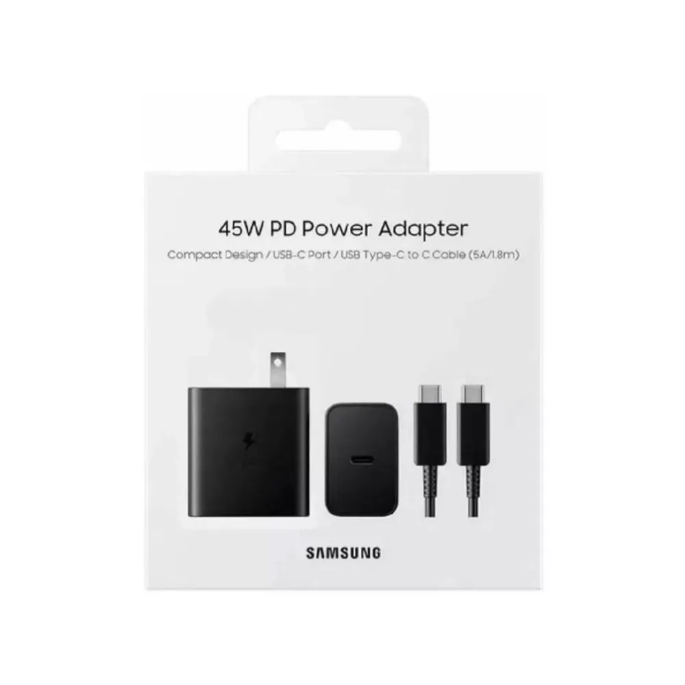 Cargador Samsung Tipo C A Tipo C Super Carga Rápida 45w 