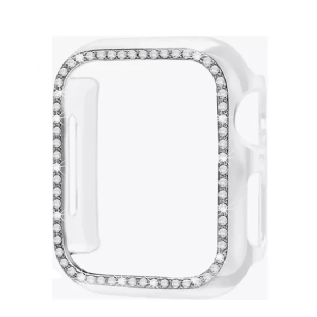 Protector De Reloj 42 mm Transparente Para Apple Watch Lujo Diamantes