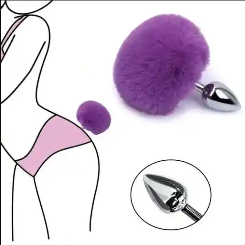 Plug Anal Cola De Conejo