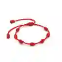 Pulsera 7 Nudos Para Niños Hilo Rojo Protección Buena Suerte