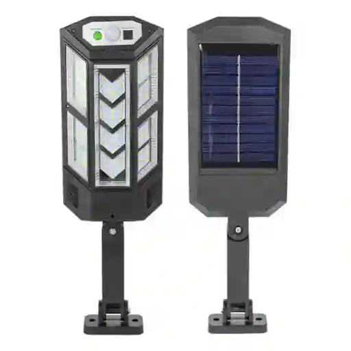 Lampara Para Exterior Solar Led De 40w Con Sensor De Luz
