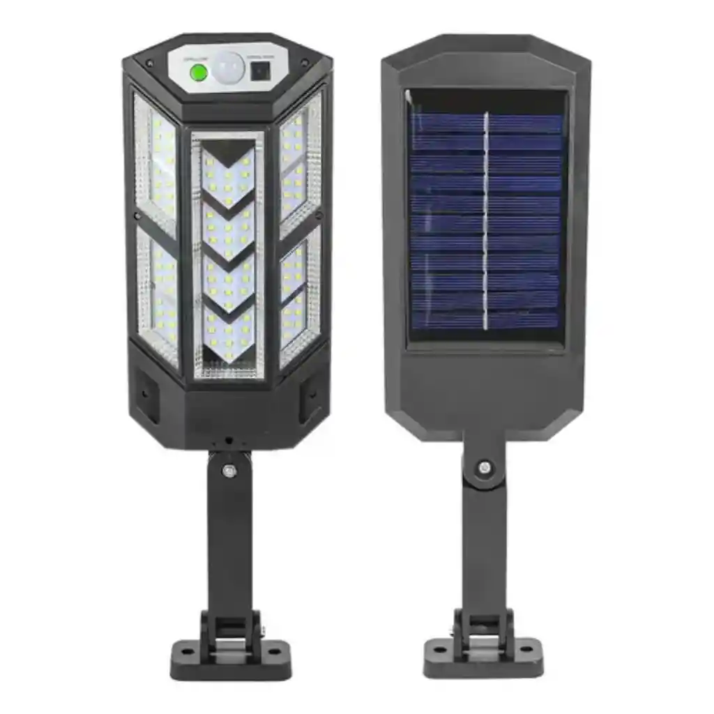 Lampara Para Exterior Solar Led De 40w Con Sensor De Luz