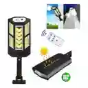 Lampara Para Exterior Solar Led De 40w Con Sensor De Luz