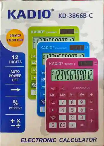 Calculadora Kadio Kd-3866b-c