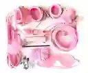 Kit Fetish 10 Piezas Sadomasoquista Rosado