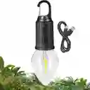 Lampara Portátil Tipo Ampolleta Led Camping Recargable