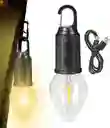Lampara Portátil Tipo Ampolleta Led Camping Recargable