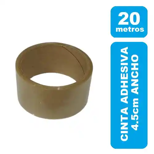 Cinta Adhesiva Transparente 20 Metros