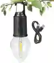 Lampara Portátil Tipo Ampolleta Led Camping Recargable