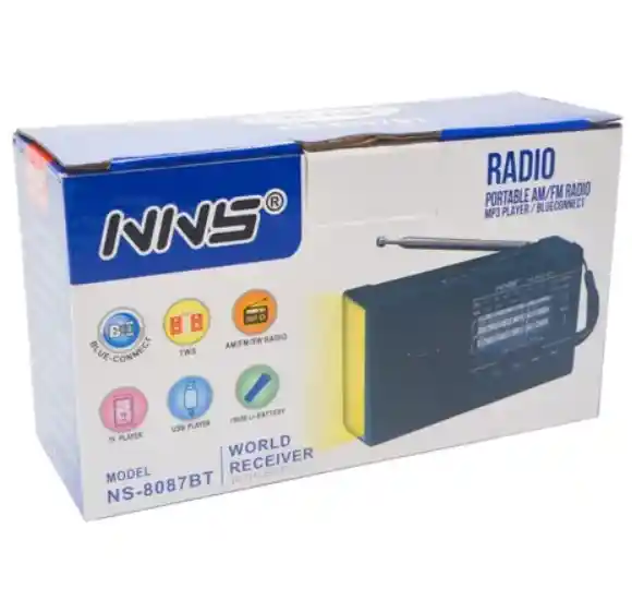Radio Solar Ns-8087: Ideal Para Aventuras Al Aire Libre