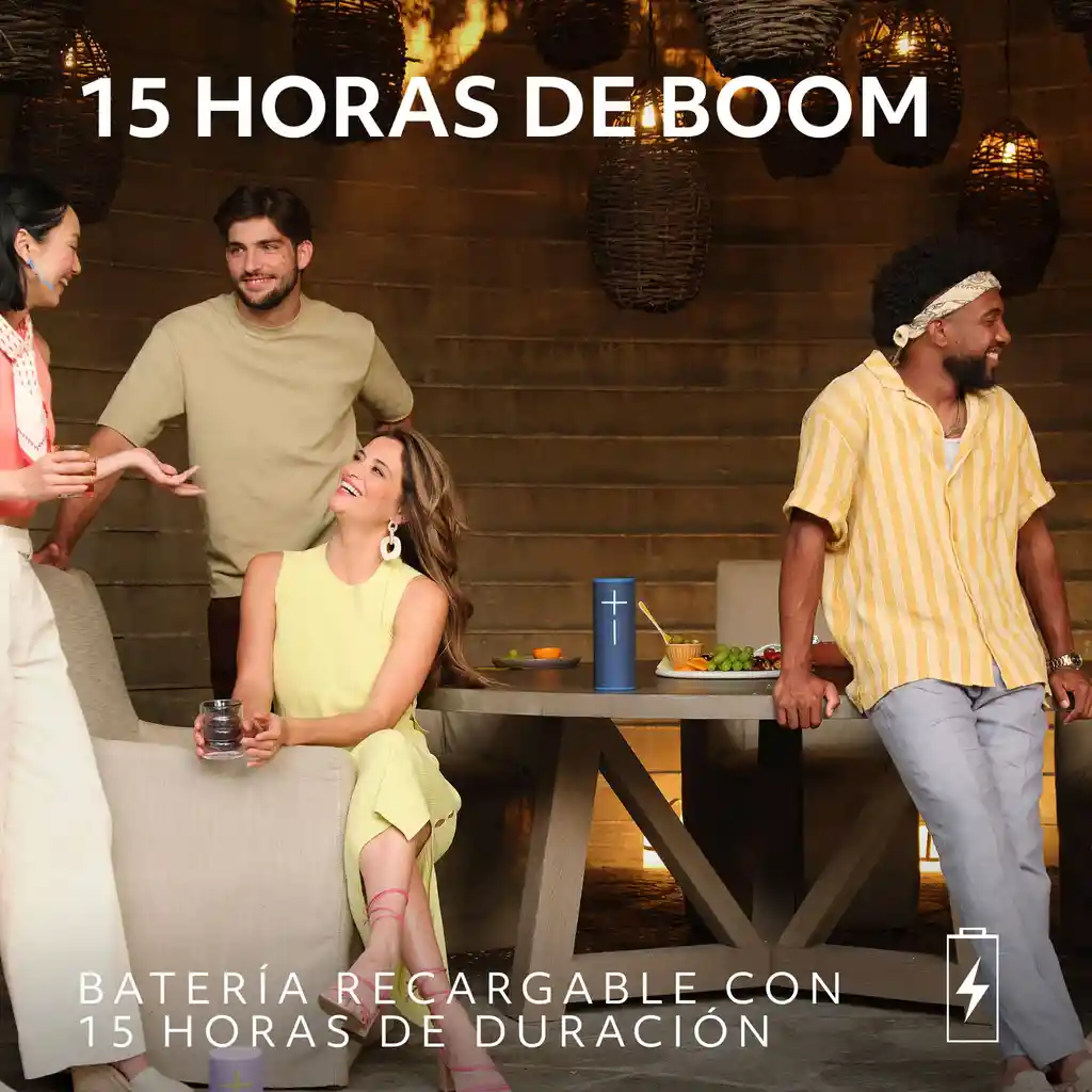 Parlante Impermeable Bluetooth Ultimate Ears Boom 4 Negro