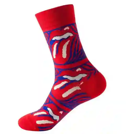 Regalo Calcetines Divertidos Animados Rolling Stones