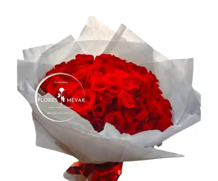 Bouquet De 100 Rosas